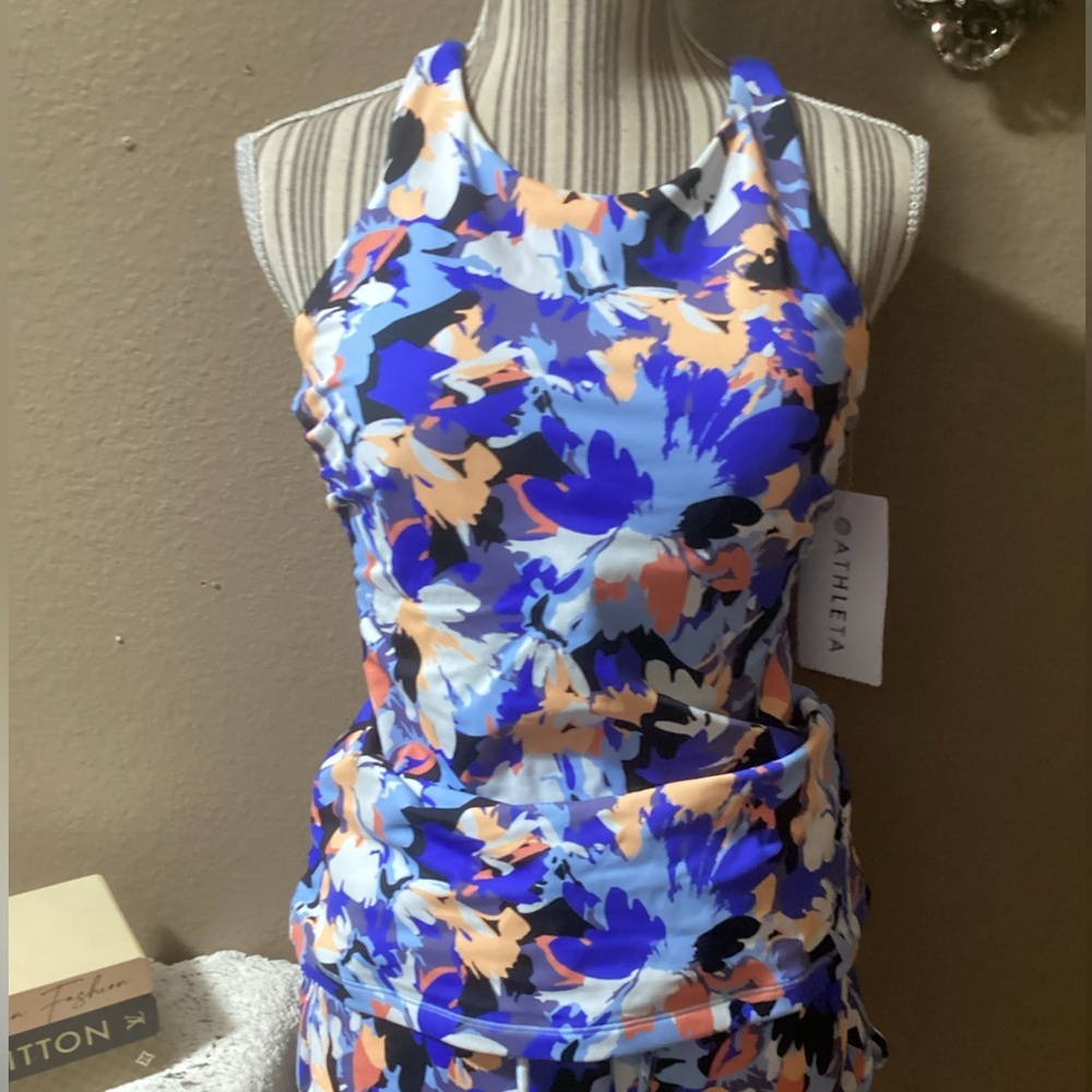 NEWT ATHLETA Floral Print Sleeveless Top - Picture 3 of 6